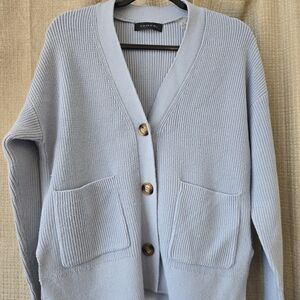 Tahari Light Blue Women's Cardigan
